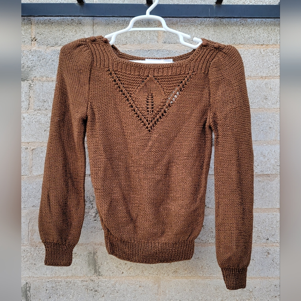 WEATHERVANE handknit 80's sweater